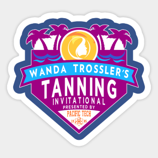 Wanda Trossler's Tanning Invitational Sticker